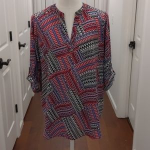 Decree multi colored Hi-Lo shirt